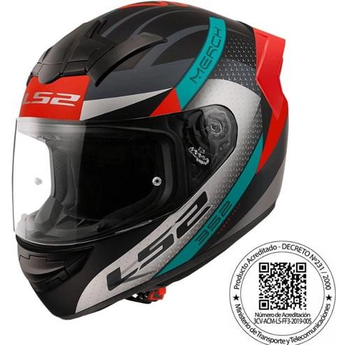 CASCO LS2 FF352 EVO MERCH ROJO SPOILER ROJO MATE