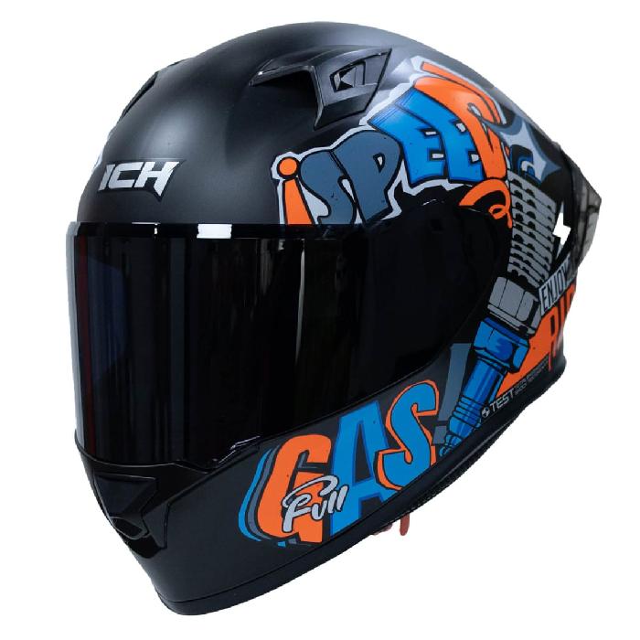 Casco moto ich 503 magic nj.n sm sm integral certificación dot qr